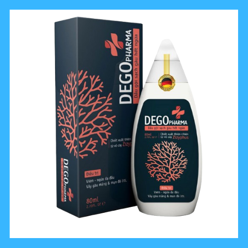 Dego Pharma - Dầu gội sạch vảy gàu mảng trắng, hết ngứa da đầu (80ml)