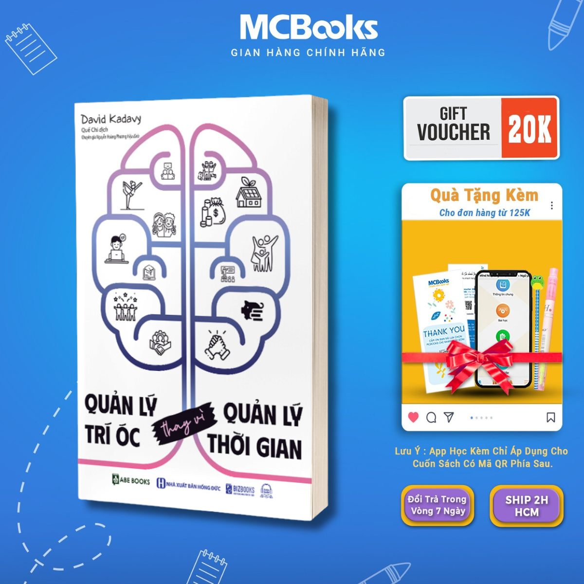 Sách - Quản lý trí óc thay vì quản lý thời gian - MCBooks