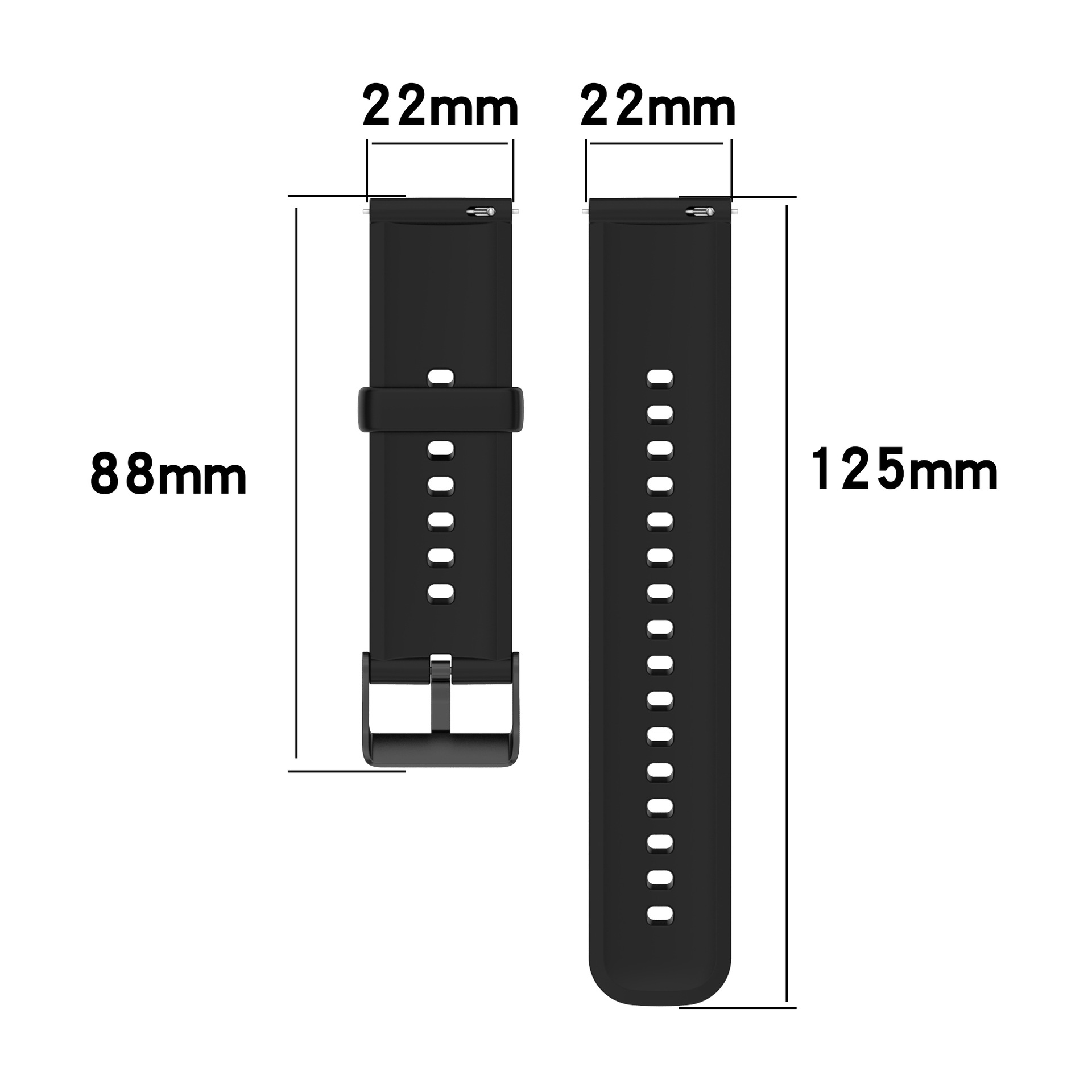 Dây Đeo Cho Đồng Hồ Realme Watch 3 / Watch 2 / Watch 2 Pro / Watch S Rộng 22mm