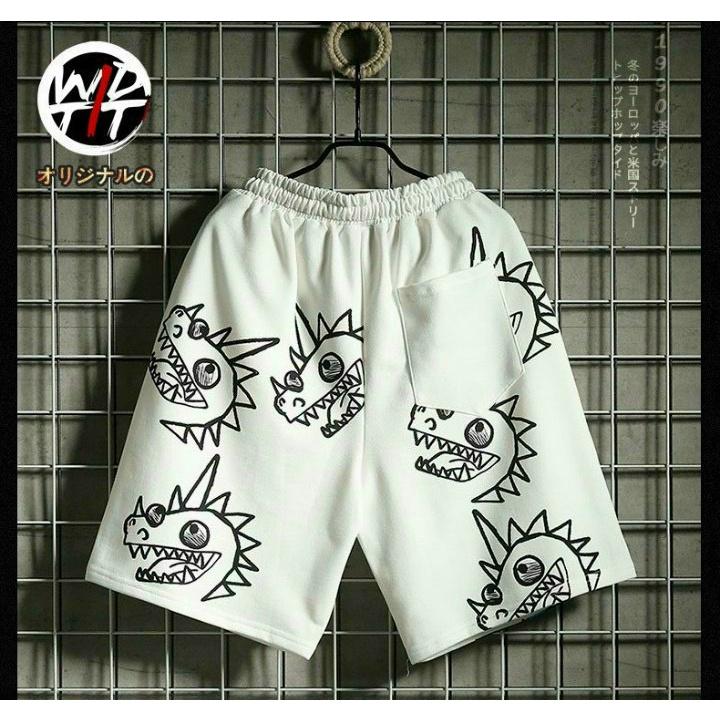Quần thun lửng co giãn unisex in khung long 3D có túi sau phong cách năng động,Quần Short Kaki Lưng Thun Co Giản Phản Quang Unisex Mềm Mịn 3 Màu Trẻ Trung Phong Cách Hàn Quốc