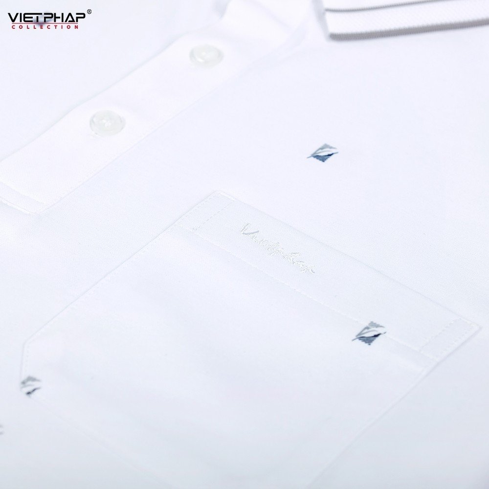 Áo Polo Nam VIỆT PHÁP Form Luxury - Thun Cotton Lạnh, lịch lãm, sang trọng 34320