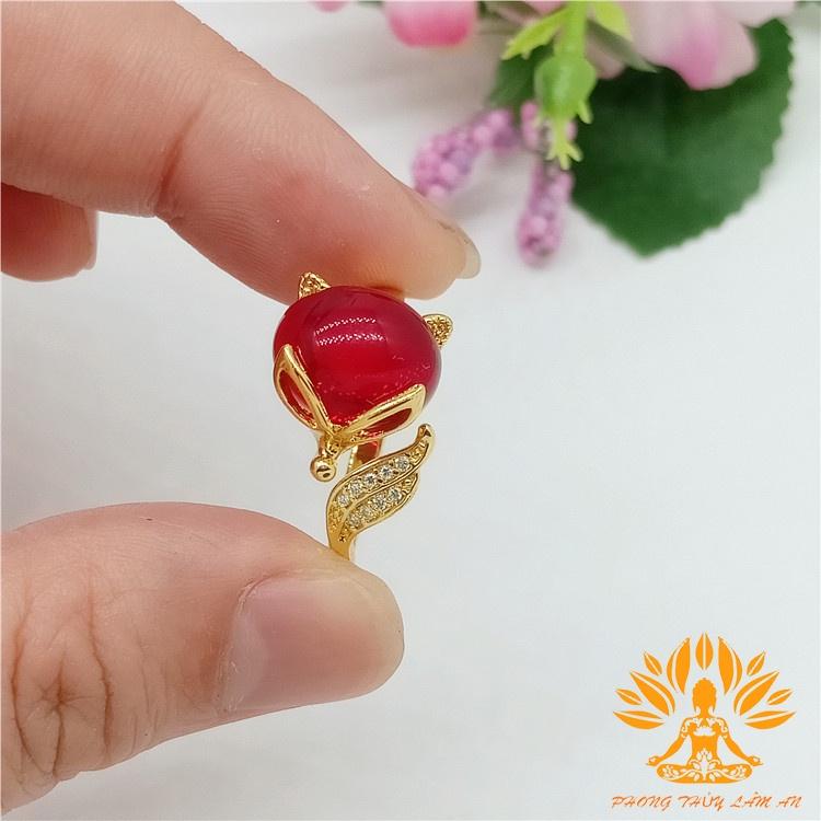 NHẪN HỒ LY ĐÁ TỰ NHIÊN ĐỦ MÀU BERYL TÌNH DUYÊN MAY MẮN TÀI LỘC TẶNG KÈM DÂY ĐEO, HỘP GẤM CAO CẤP.