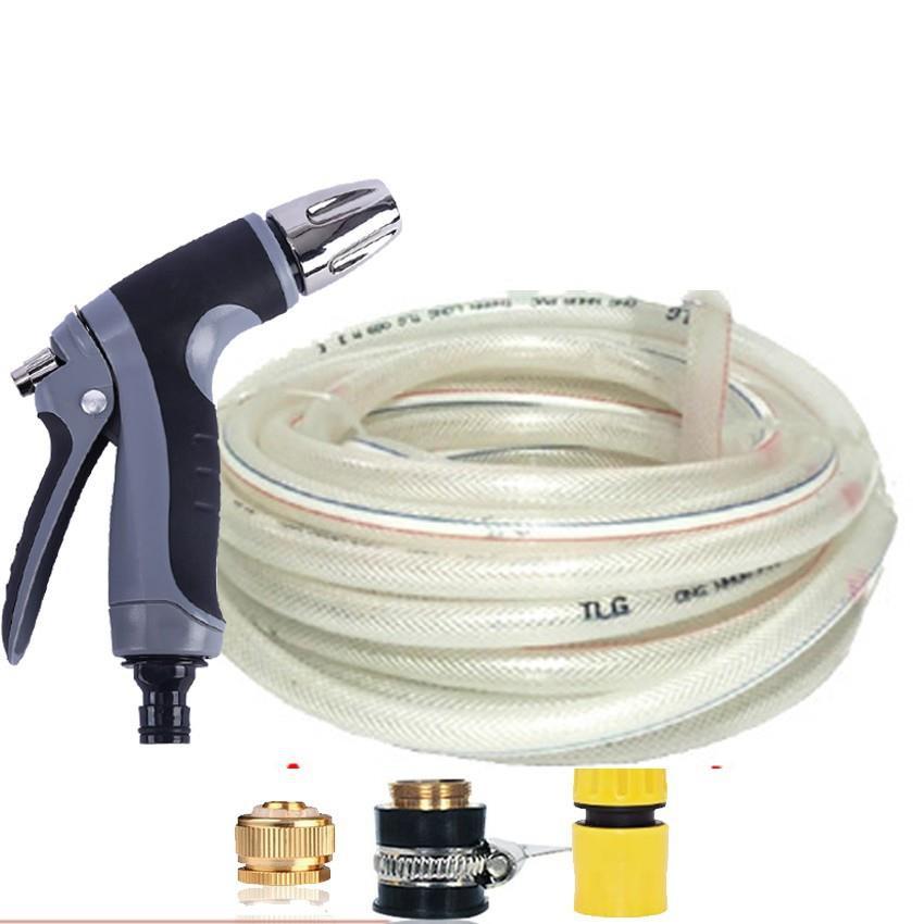 Bộ dây và vòi xịt rửa xe tưới cây tăng áp 7-10M 206817