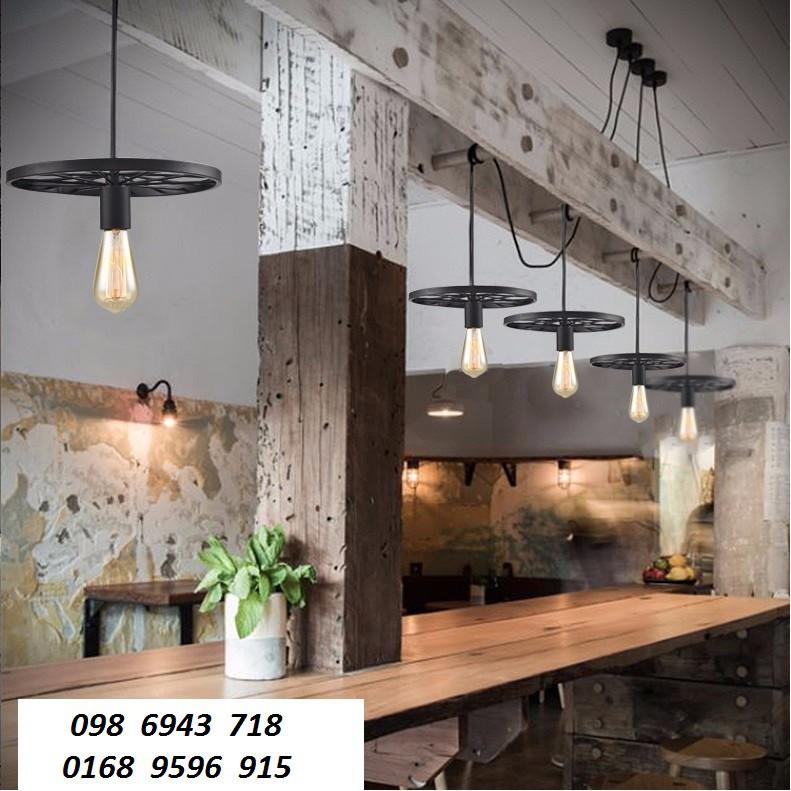 Đèn trang trí ,đèn thả bánh xe đơn đẹp giá tốt