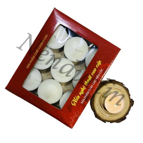 50 viên nến Tealight cao cấp cháy 2,5 đến 3h không khói không mùi an toàn cho người sử dụng