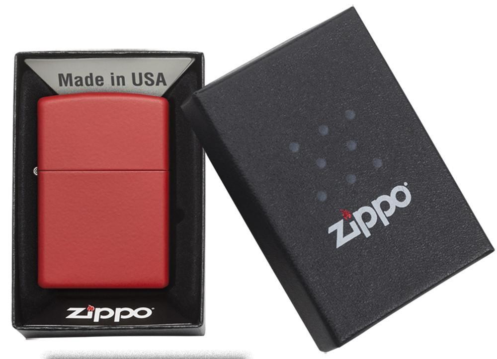 Bật Lửa Zippo Matte Red 233