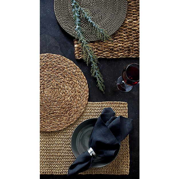 Tấm lót bàn ăn bằng lá cọ - Rope Palm Leaf Placemat