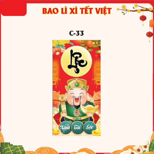 Bao Lì Xì 2023 Set 10 cái - C33