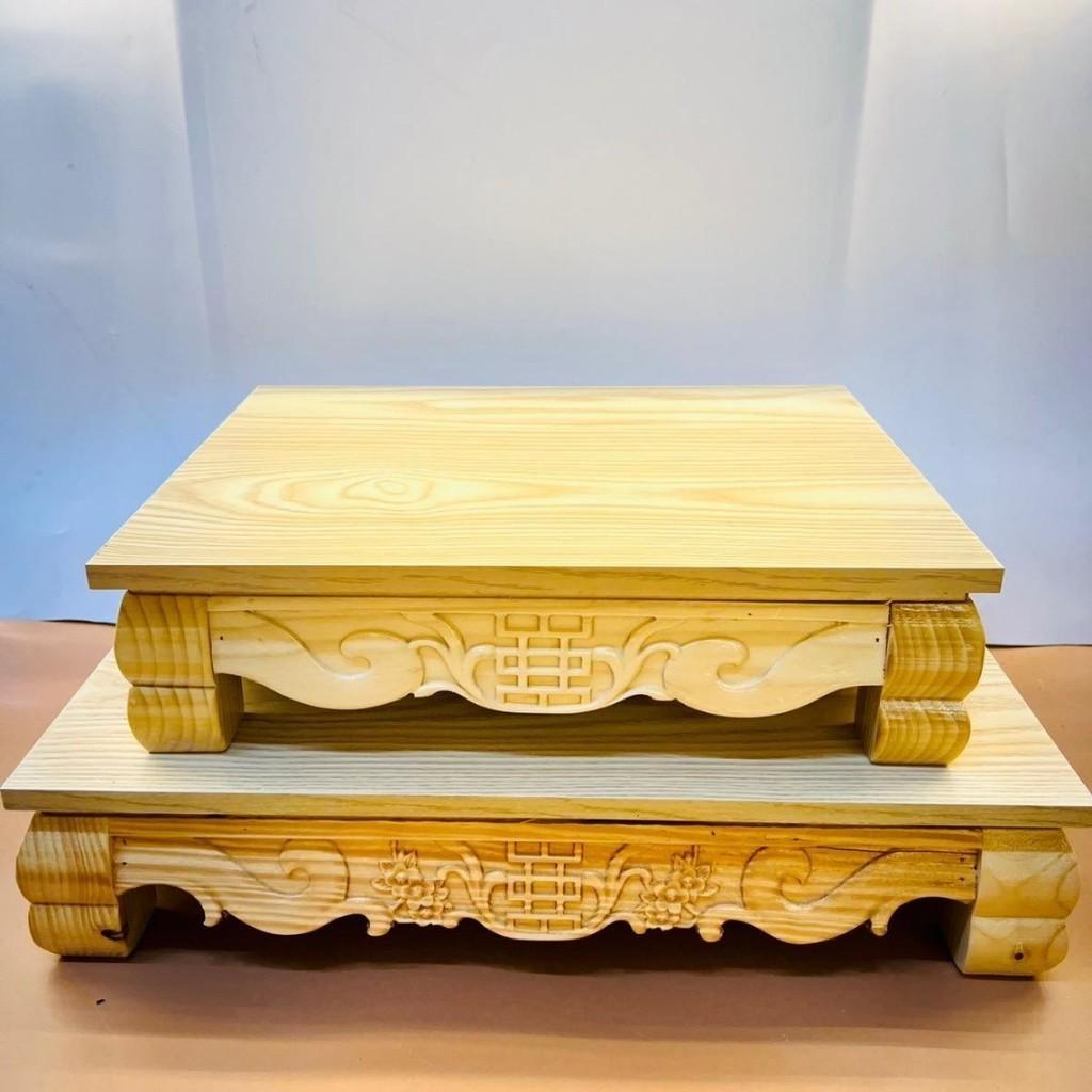 Bàn ô sin kê đồ lễ trước ban thần tài RỒNG VIỆT, bàn osin mini kê đồ thờ, chất liệu gỗ