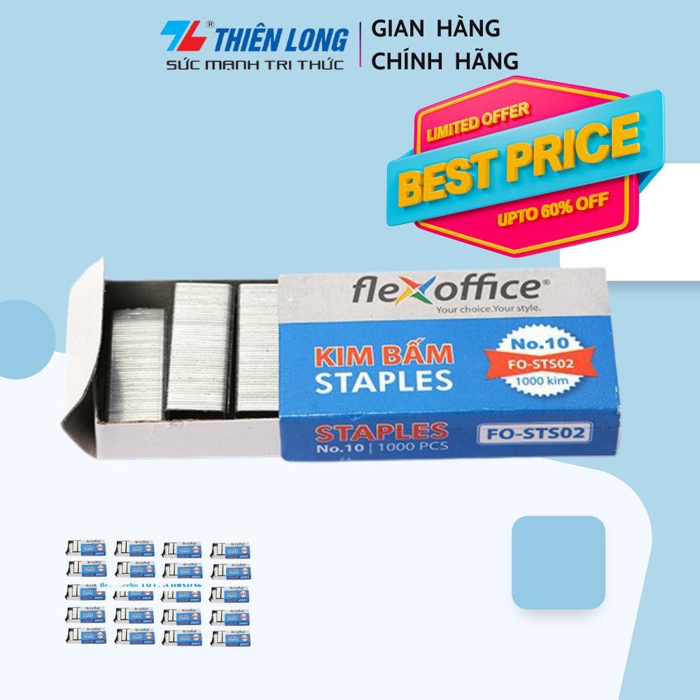 Combo 20 hộp Kim bấm số 10 Flexoffice FO-STS02