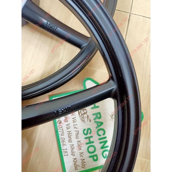 BÁNH MÂM CHO XE EXCITER 150 XMODE KIỂU 5 CÂY RCB MÀU ĐEN SIZE 1.6 VÀ 1.6 GẮN NHƯ KHÔNG CHẾ SẢN PHẨM MỚI CHẤT LƯỢNG TỐT