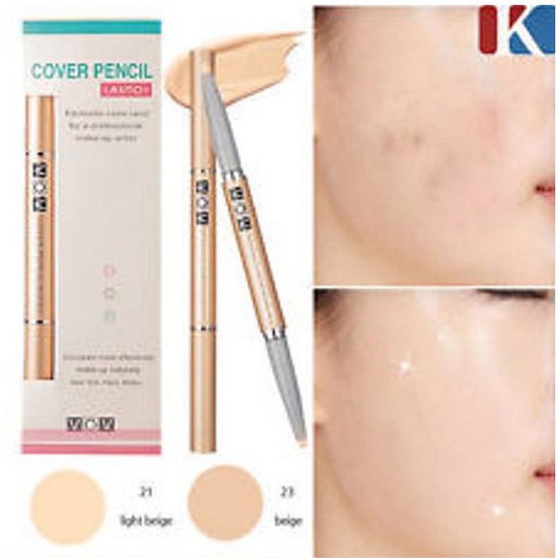 Chì che khuyết điểm Mira Cover Pencil Hàn Quốc tặng kèm móc khoá