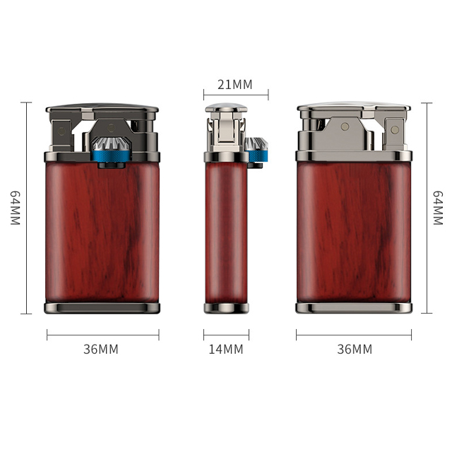 Hột Qụet Bật Lửa Xăng Đá CF227M Vỏ Ốp Gỗ Đánh Lửa Kiểu Mới Độc Lạ - Dùng Xăng Bấc Đá Cao Cấp