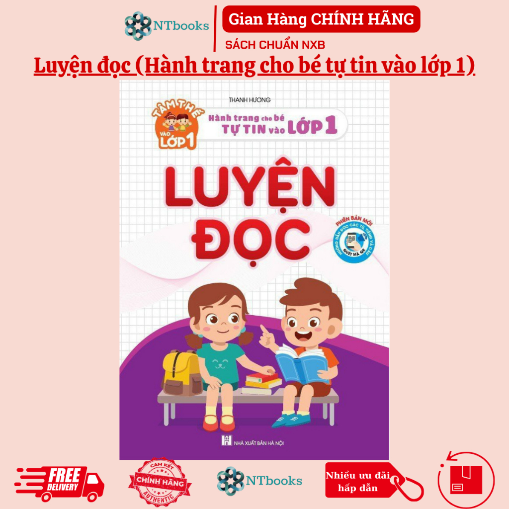 Sách – Luyện Đọc – Hành Trang Cho Bé Tự Tin Vào Lớp 1 1 cuốn