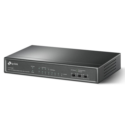 TP-Link TL-SF1008P - Switch Để Bàn PoE 8 Cổng 10/100Mbps - Hàng Chính Hãng