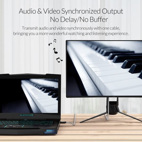 Cáp HDMI ORICO HD501-100-BK - chuẩn 2.0 4K/30Hz (dây dù) 10 mét - Hàng Chính Hãng