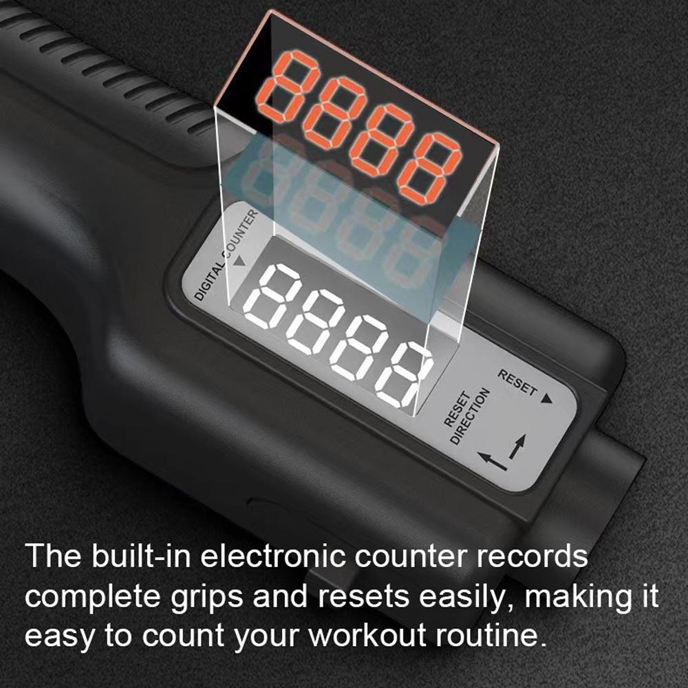 LCD Display Hand Grip Strengthener Arm Muscle Strength Trainer Hand Grip Strength Training Equipment Body Building Gym Exercises Hand Gripper