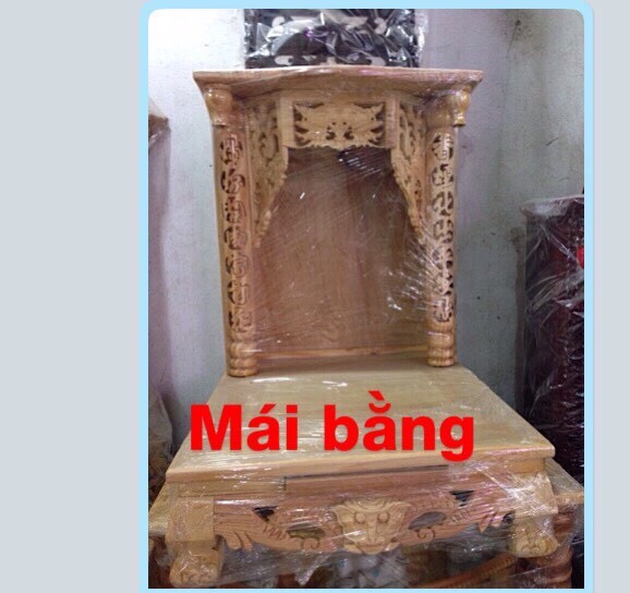 BÀN THỜ THẦN TÀI ÔNG ĐỊA MÁI BẰNG rộng 41