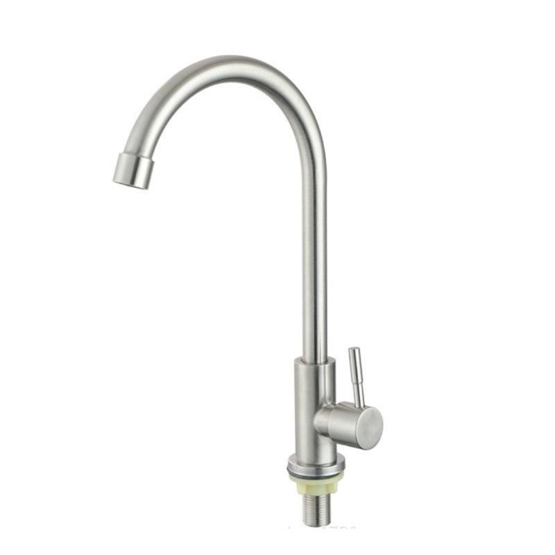Vòi rửa bát đơn lạnh 304 cắm chậu