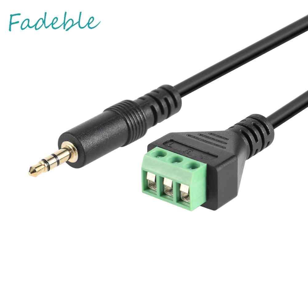 Cáp KếT NốI Video 3.5mm ĐầU CắM Sang ĐầU CắM AV 30cm