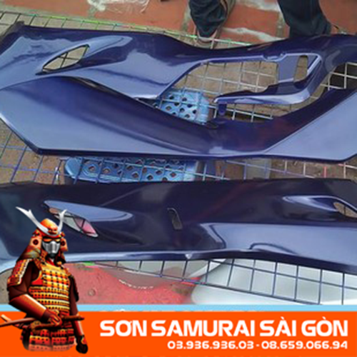 Sơn phun SAMURAI H211** MÀU TÍM KIM LOẠI chính hãng - Sơn phun xe máy KUROBUSHI/ SAMURAI SG