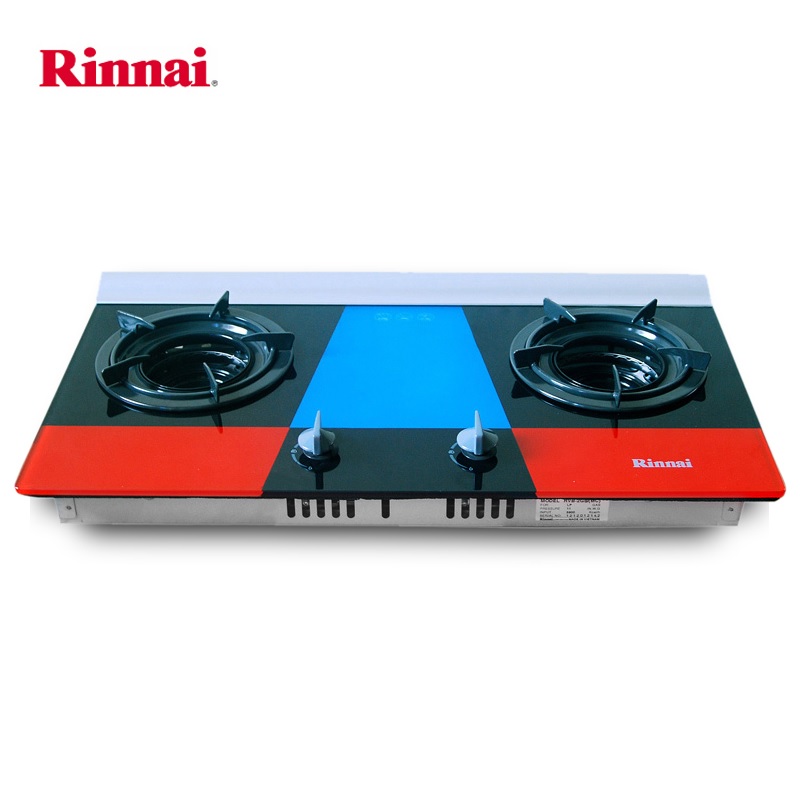 Bếp gas âm Rinnai RVB-2Gi, Chén đồng, Ngắt gas tự động - Hàng chính hãng