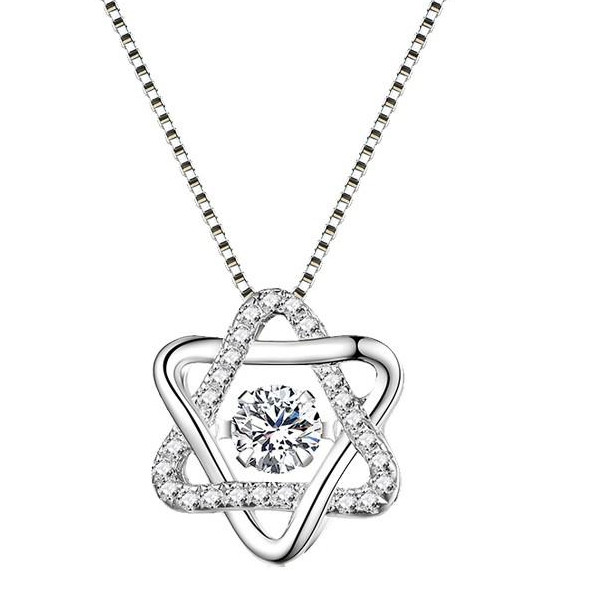 Dây Chuyền Bạc Nữ 925 - Vòng Cổ Bạc Nữ Đẹp Đính Đá TNC JEWELLERY