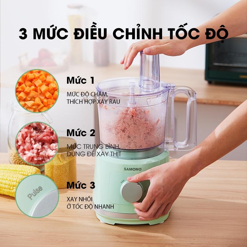 Máy xay đa năng dung tích lớn SAMONO SW-FPG500 - Hàng chính hãng