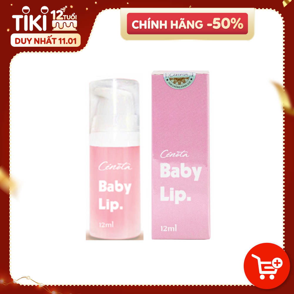 Gel khử thâm Tẩy da chết Làm hồng Môi Cenota Baby Lip