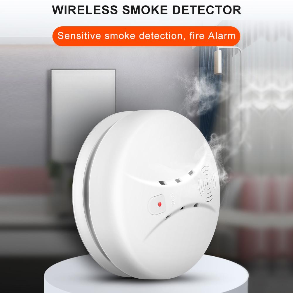 Smoke Detector Smart Fire Alarm Detector Security System Smart Life Smart Home For Home Kitchen/Store/Hotel/Factory