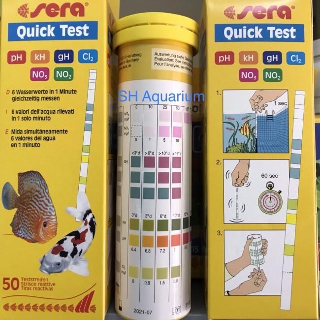 TEST CHỈ TIÊU NƯỚC SERA 6 IN 1