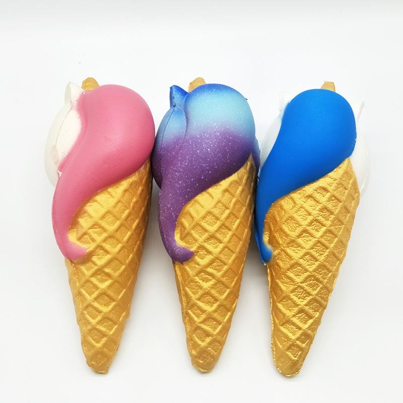 Squishy Lớn JUMBO Hình kem ốc quế cá ngựa 1 sừng Đồ Chơi Xốp Giảm Stress Hình mềm mịn dễ Thương đàn hồi Cho Bé