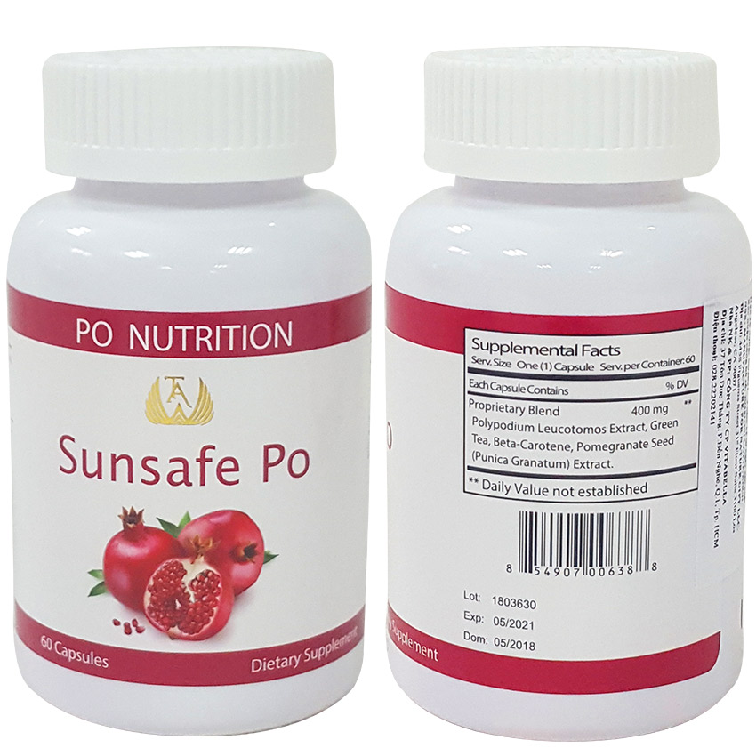 Sunsafe Po - Viên uống chống nắng làm đẹp da