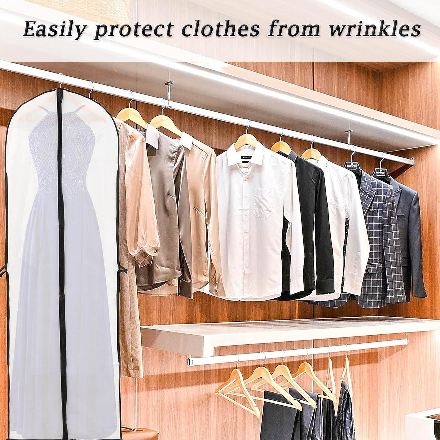 Váy Cưới Bao Bọc Áo Choàng Dài 60X180Cm Cho Cô Dâu Và Phù Dâu Chống Bụi Chống Nước Bướm Đêm Độ Ẩm Dây Kéo Song Phương Có Thể Gập Lại Và Di Động