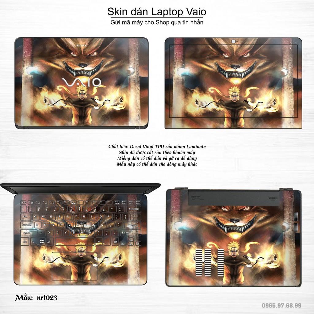 Skin dán Laptop Sony Vaio in hình Naruto (inbox mã máy cho Shop)