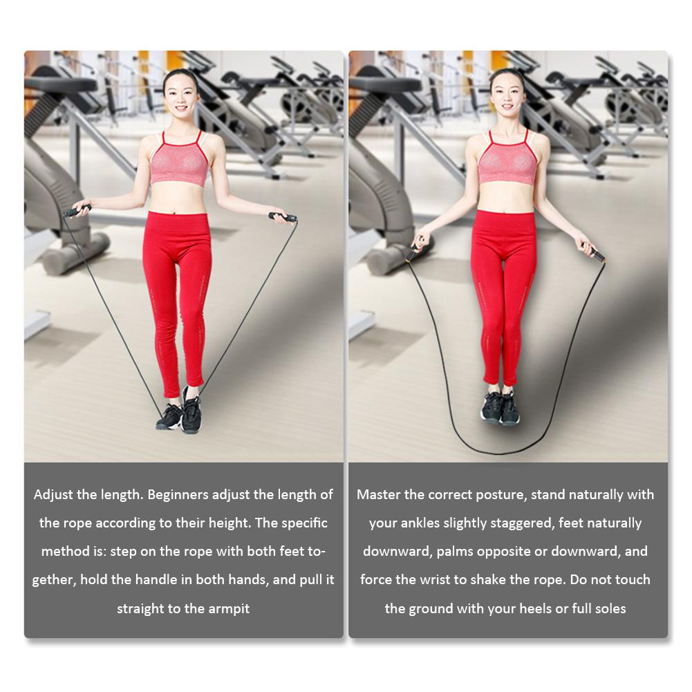 Điện Tử Dây Nhảy Thông Minh Không Dây Kỹ Thuật Số Dây Nhảy Tập Thể Dục Cơ Thể Tòa Nhà Đào Tạo Lượng Calo Tiêu Thụ Thiết Bị
