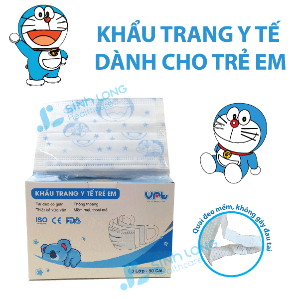 KHẨU TRANG 3 LỚP TRẺ EM SAFEFIT - VRT