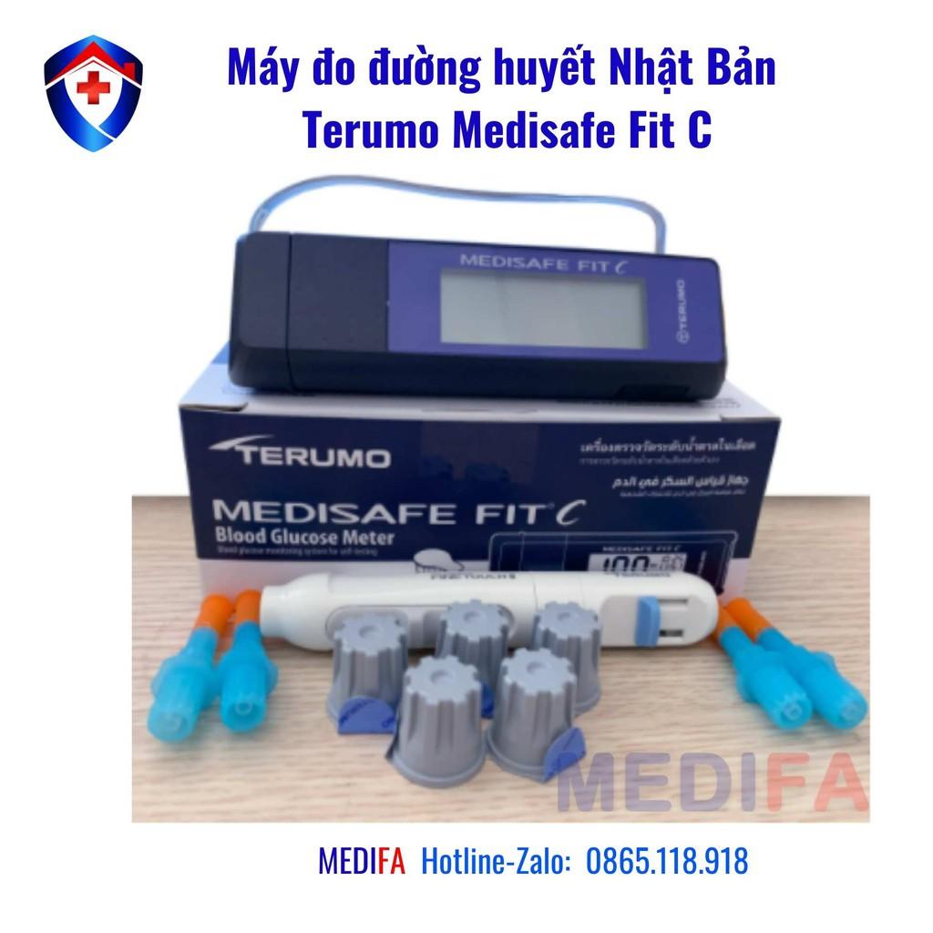 Máy đo đường huyết, tiểu đường Terumo Medisafe Fit C Chính Hãng Nhật Bản, Bảo hành 5 năm