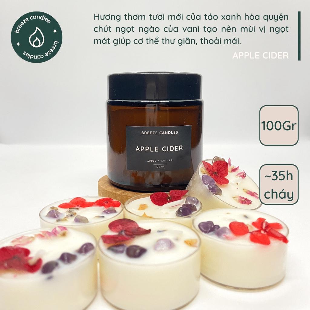 Nến thơm thiên nhiên hương mật táo ngọt ấm nồng nàn - APPLE CIDER - 100gr