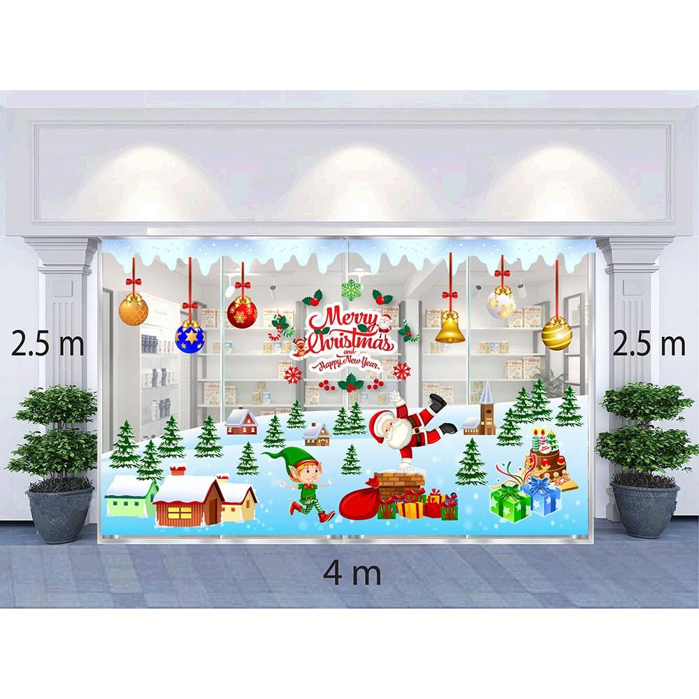 DECAL TRANG TRÍ NOEL 2021 COMBO SỐ 18