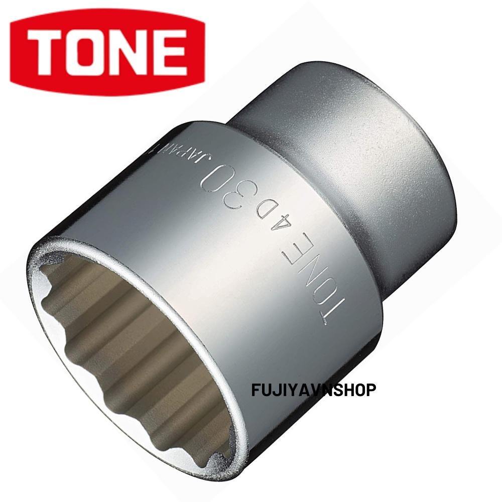 Đầu tuýp 12 cạnh ngắn Tone HP4D-30 ra đầu lục giác 30mm