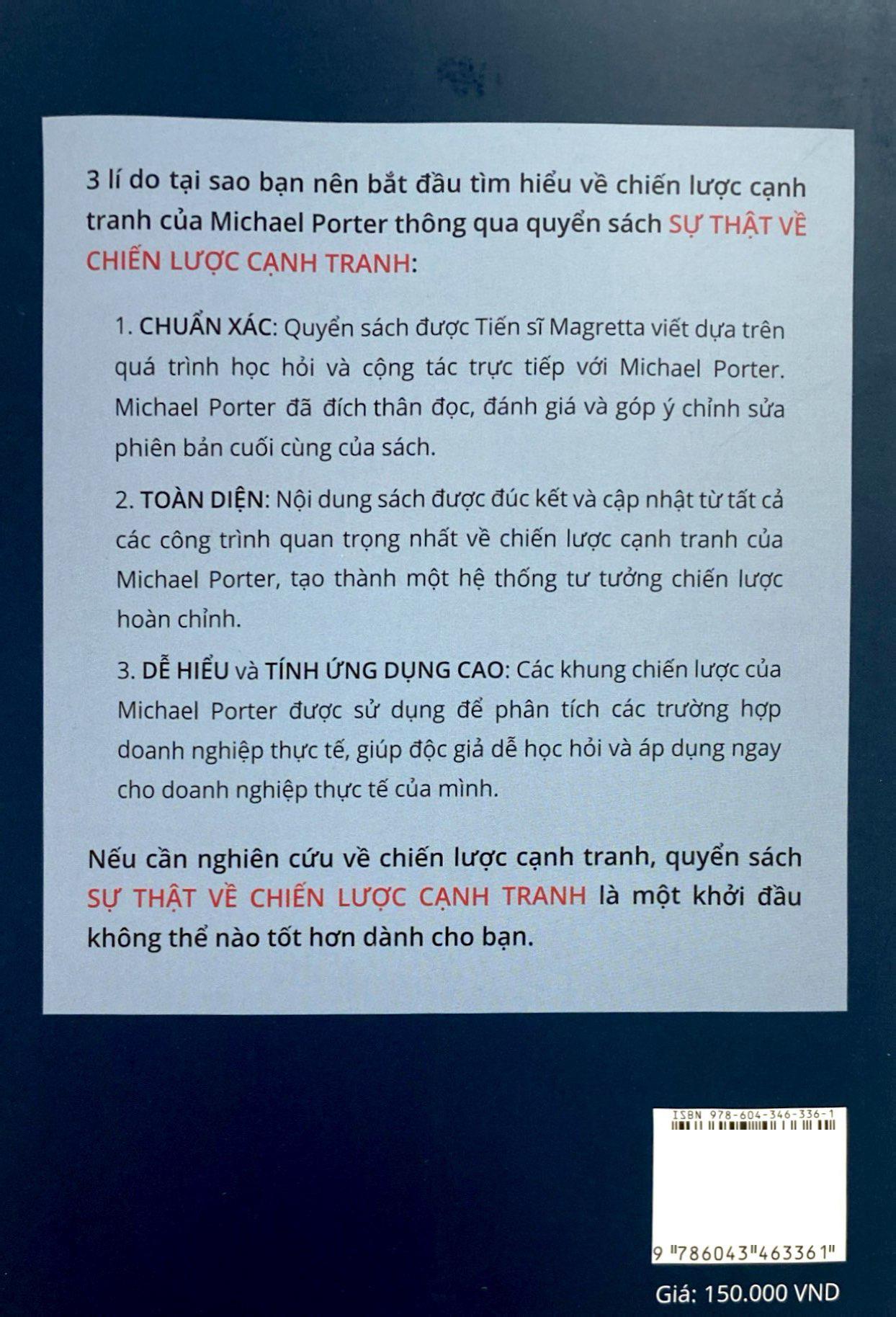Sách - Sự Thật Về Chiến Lược Cạnh Tranh (Tái Bản 2024)