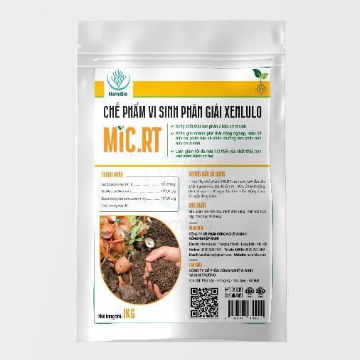 Chế phẩm vi sinh phân giải Xenlulo Xử lý chất thải làm phân ủ hữu cơ