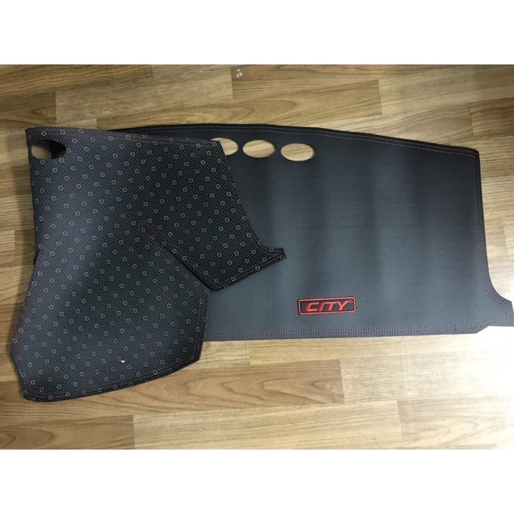THẢM CHỐNG NẮNG TAPLO DA CARBON DÀNH CHO XE _HONDA CITY 2021
