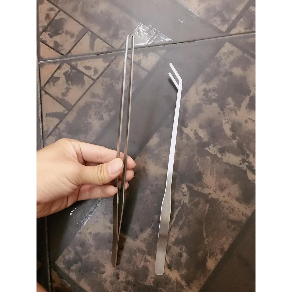 Nhíp không gỉ 27cm cho cá cảnh