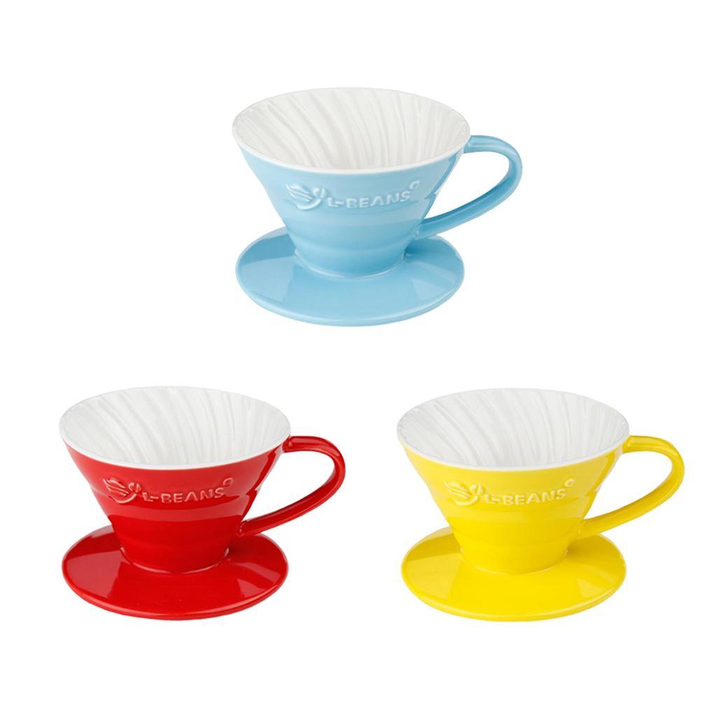 Ceramic Coffee Dripper, Red
