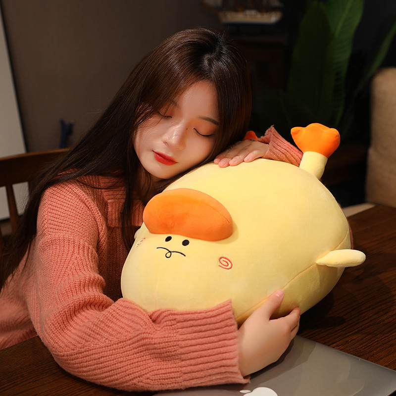 Gấu bông con gà ngố, vịt ngố siêu đáng yêu siêu cute (16cm---&gt;45cm) vải miniso 4 chiều mềm mịn êm ái cao cấp, hàng xịn loại 1