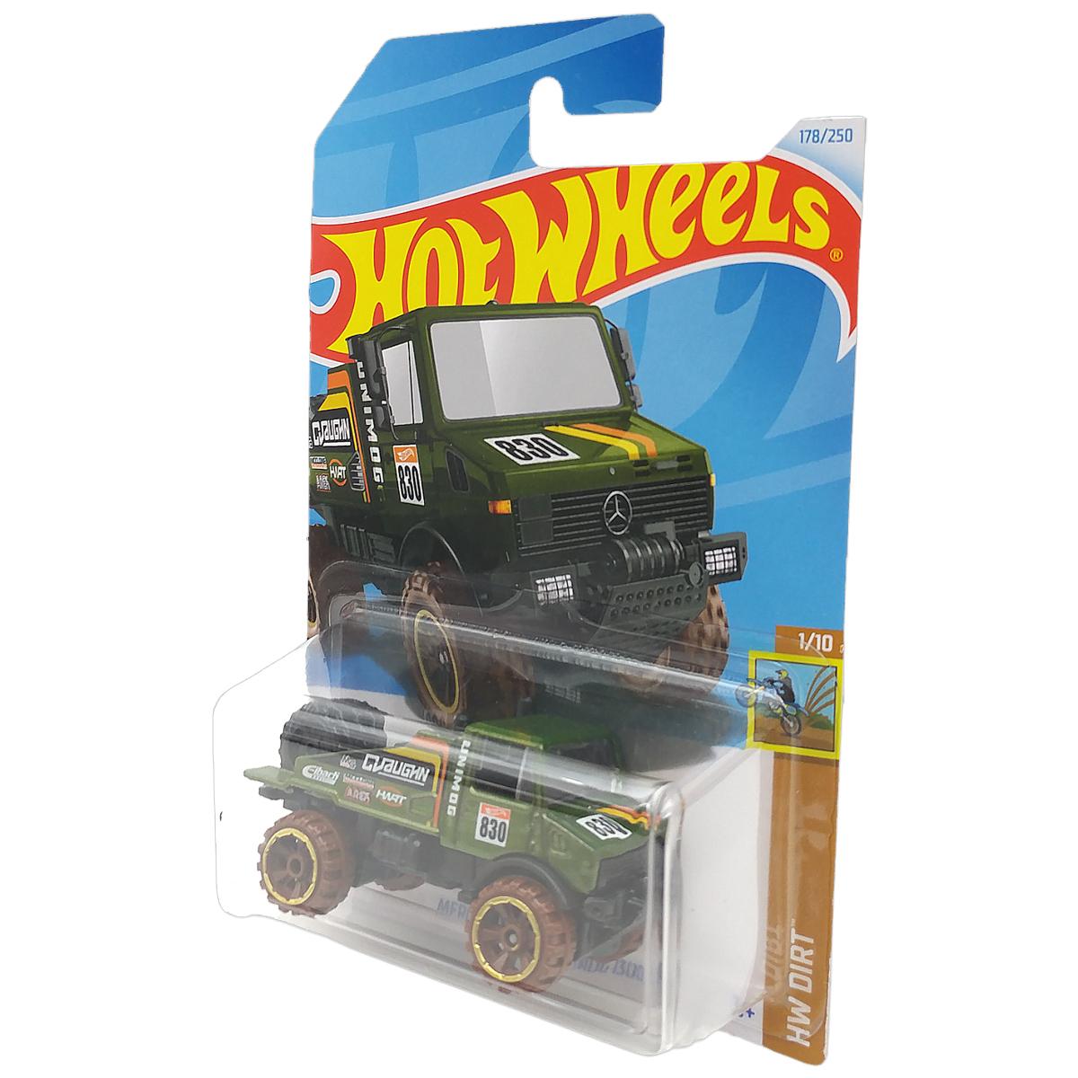 Đồ Chơi Mô Hình Siêu Xe - Hot Wheels C4982 - 178/250 - Mercedes-Benz Unimog U 1300L (Mẫu Màu Giao Ngẫu Nhiên)