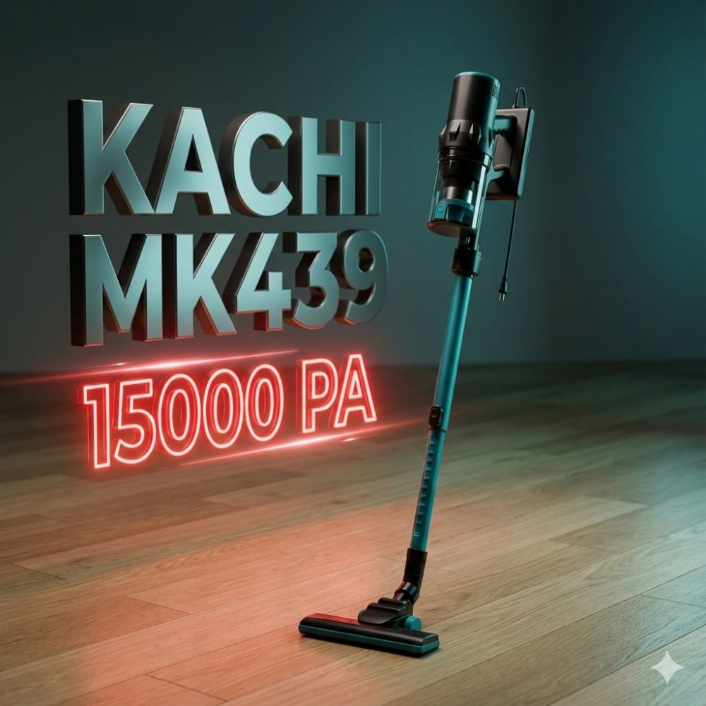 Máy Hút Bụi Cầm Tay Kachi MK439 – Lực Hút Mạnh 15.000Pa, Gọn Nhẹ, Hiệu Quả Tối Ưu - hàng chính hãng