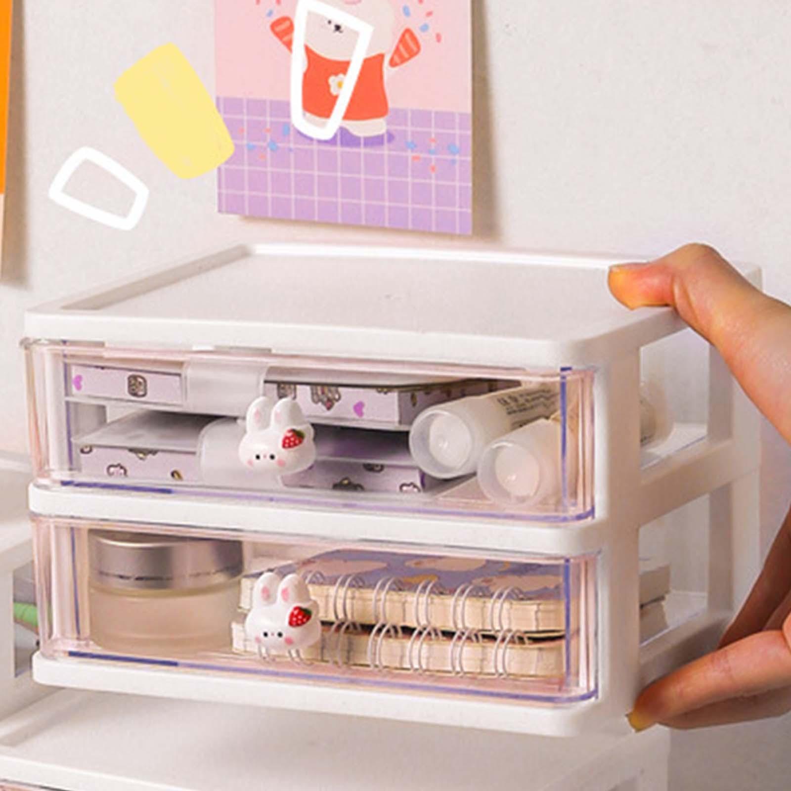 Desktop Drawer Organizer Cosmetic Organiser Case for Dressing Table